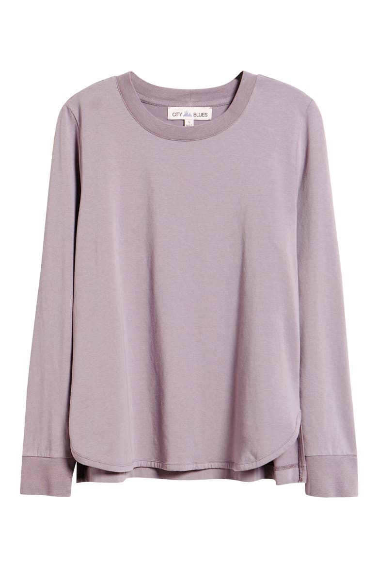 Long Sleeve Graphic T-Shirt, Alternate, color, LAVENDER