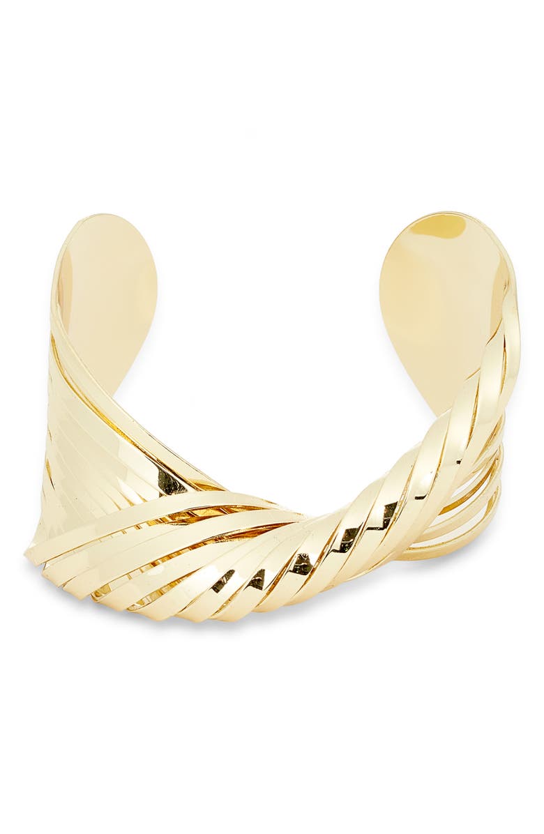 Nordstrom Twisted Cuff, Main, color, Gold