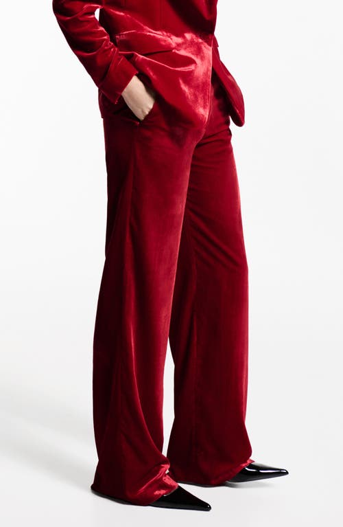 Mango Rubi Velvet Trousers