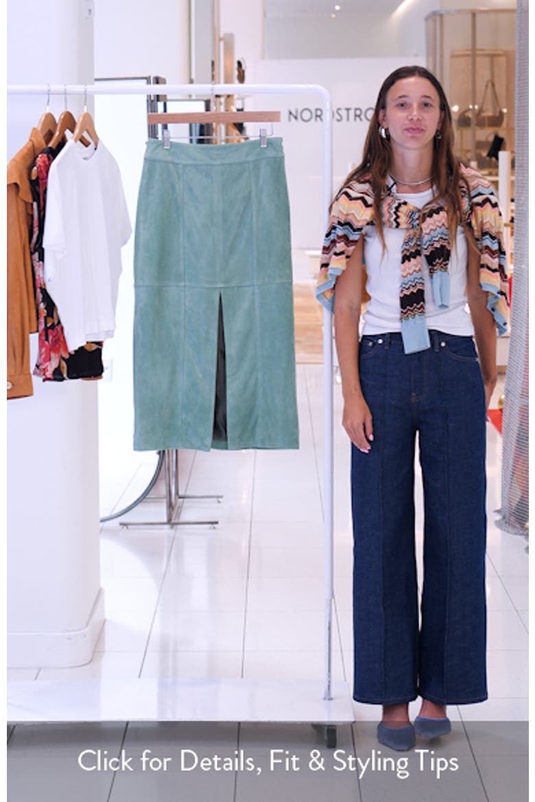 Orion Suede Pencil Skirt video
