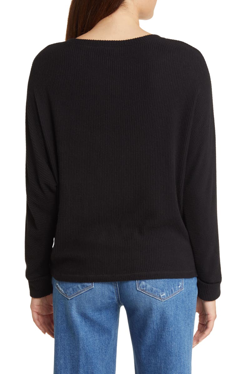Caslon<sup>®</sup> Dolman Sleeve Rib Sweater, Alternate, color, 