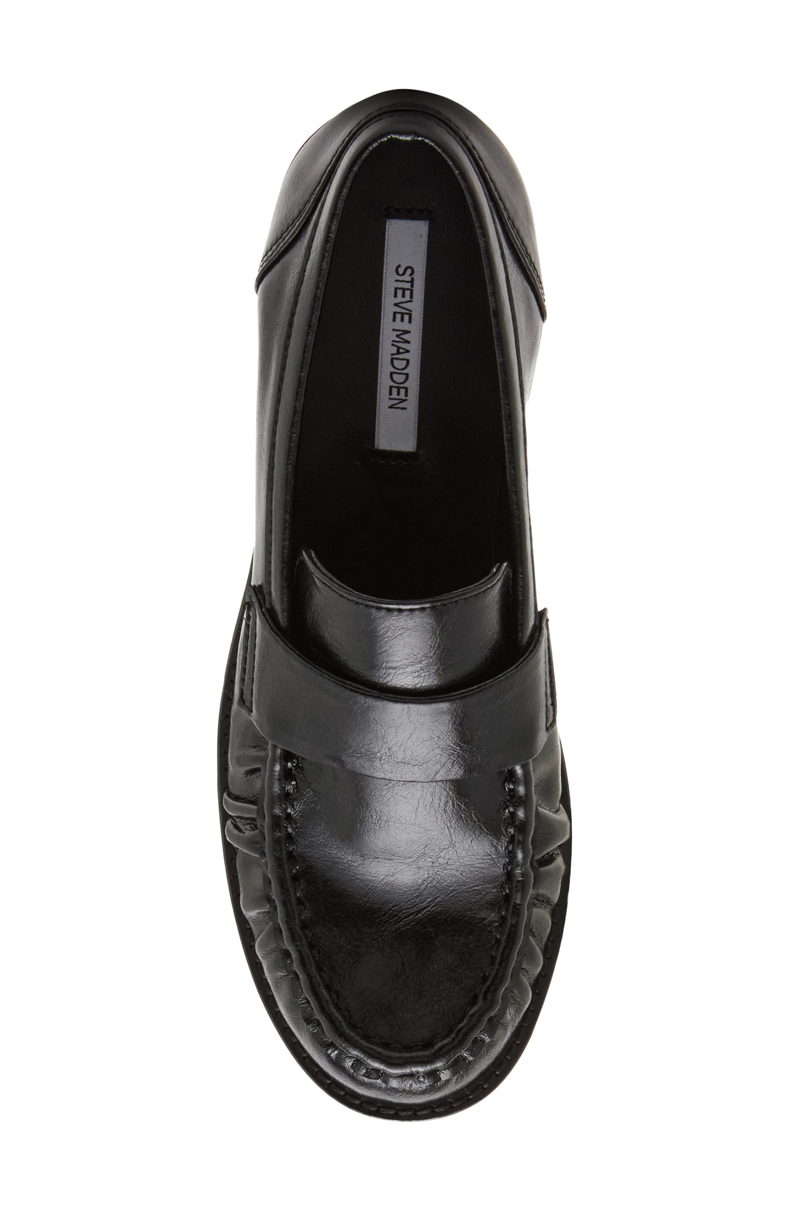 Altman Leather Loafer, Alternate, color, BLACK LEATHER