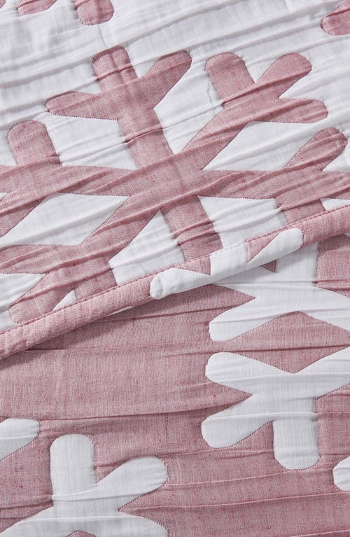 Woven & Weft Matelass Snowflake Quilt Set In Multi