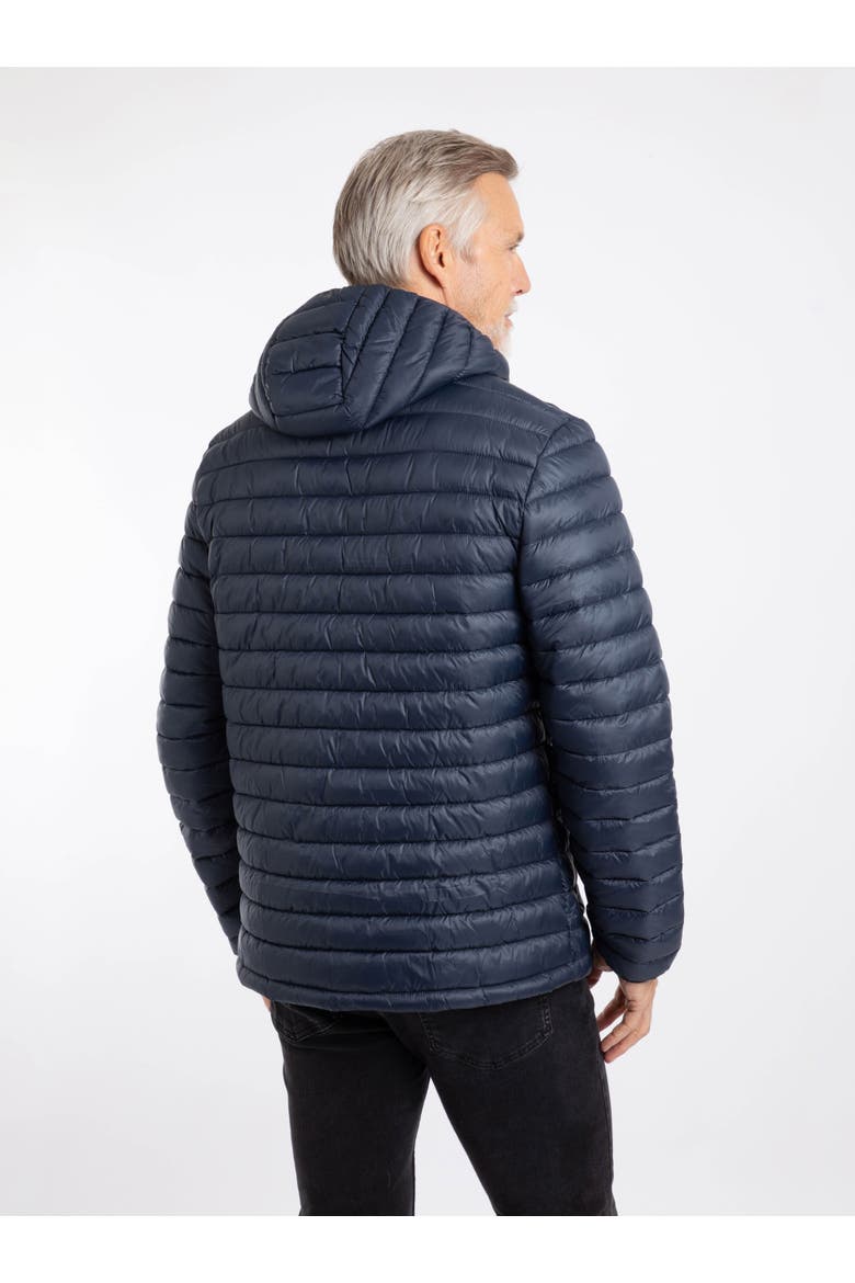 Flete Showerproof Padded Jacket, Alternate, color, Navy