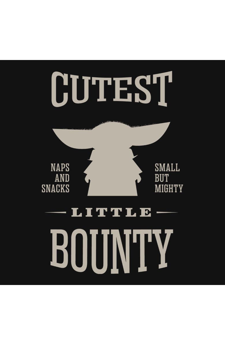 Star Wars: The Mandalorian and Grogu Girl's Star Wars The Mandalorian and Grogu Cutest Little Bounty  Graphic T-Shirt, Alternate, color, Black