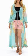 RANEES Floral Cotton Cover-up