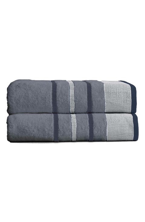 Decorative 2-Pack Bath Towels