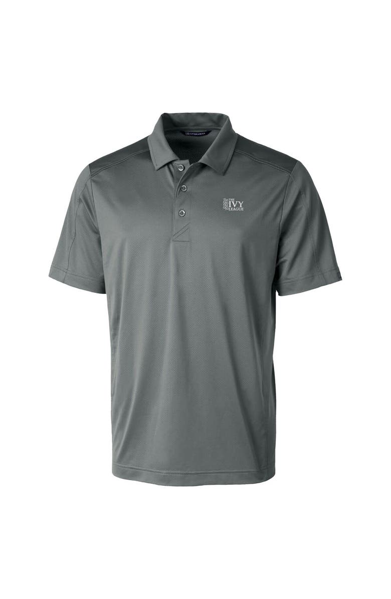 Cutter & Buck Men's Cutter & Buck  Gray Ivy League DryTec Prospect Textured Stretch Polo, Alternate, color, 