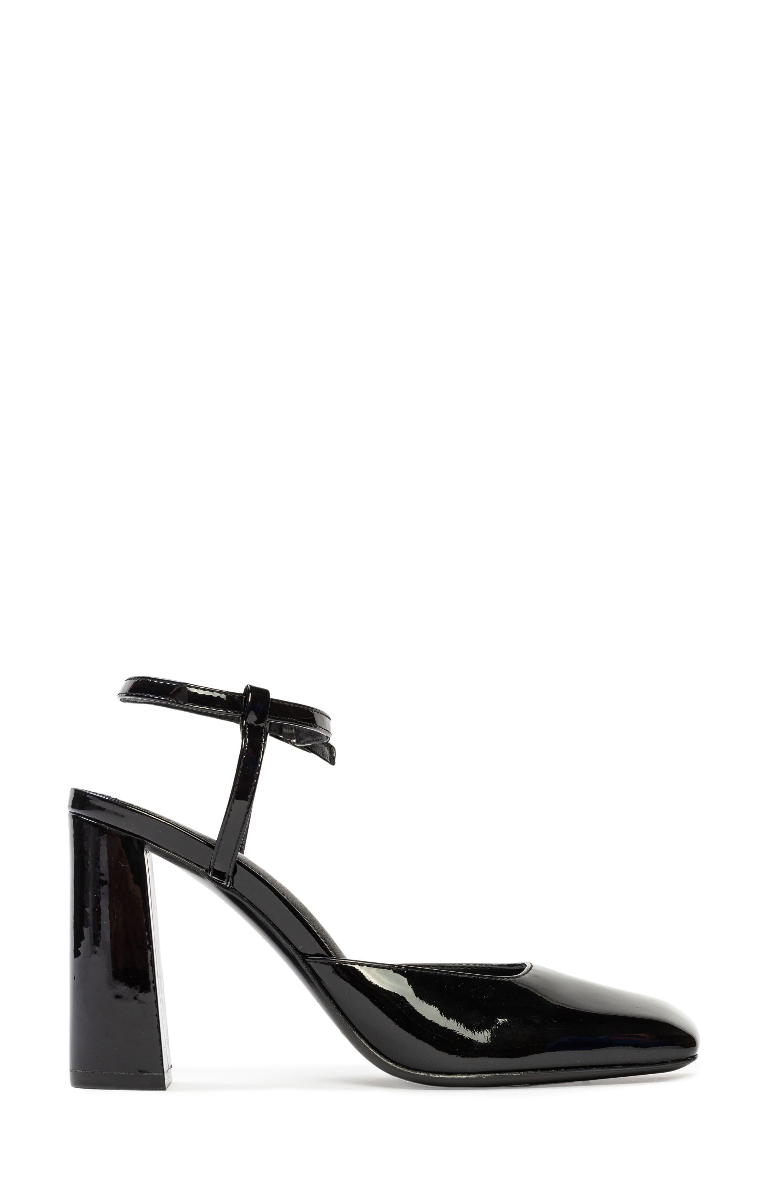 BLACK SUEDE STUDIO Meadow 90 Ankle Strap Pump, Alternate, color, 