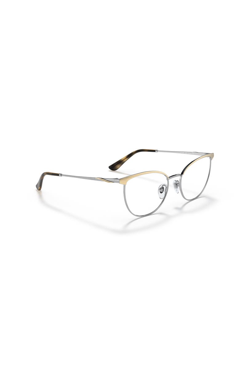 Vogue Eyewear 52mm Butterfly optical glasses, Alternate, color, Gold