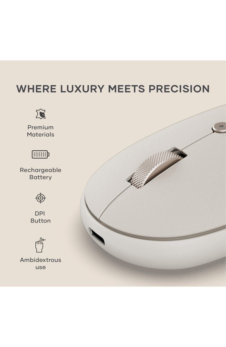 Satechi OntheGo Bluetooth Mouse, Alternate, color, Sand