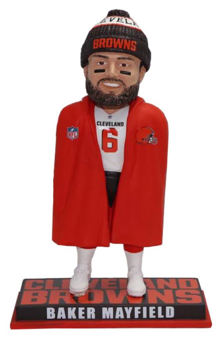 FOCO Baker Mayfield (Cleveland Browns) Sideline Exclusive NFL Bobblehead #/750, Main, color, Multi-Color