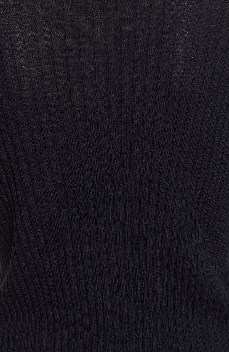 PRMA Prima Sheer Ribbed Crop Cardigan, Alternate, color, 