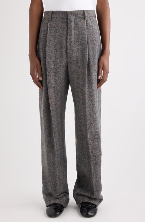 Panrom Pleated Wool Pants