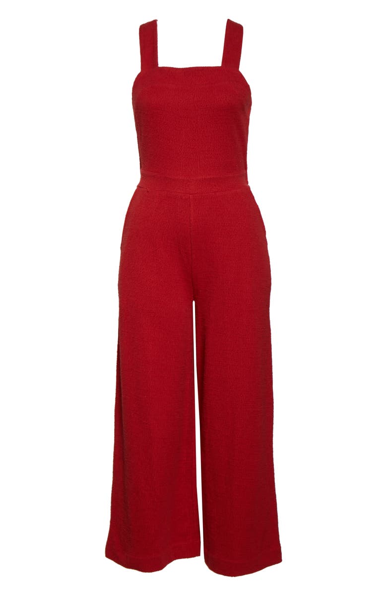 Madewell Texture & Thread Patch Pocket Overalls, Alternate, color, 