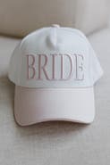 Untamed Petals Bride Embroidered Hat