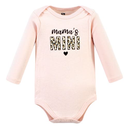Hudson Baby Little Soft Cotton Long-sleeve One-piece 3pk