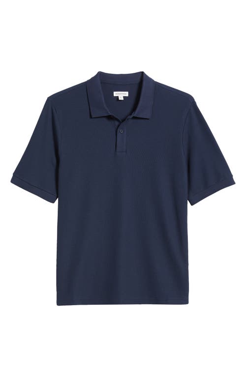 Nordstrom Pima Cotton Piqué Polo In Navy Blazer