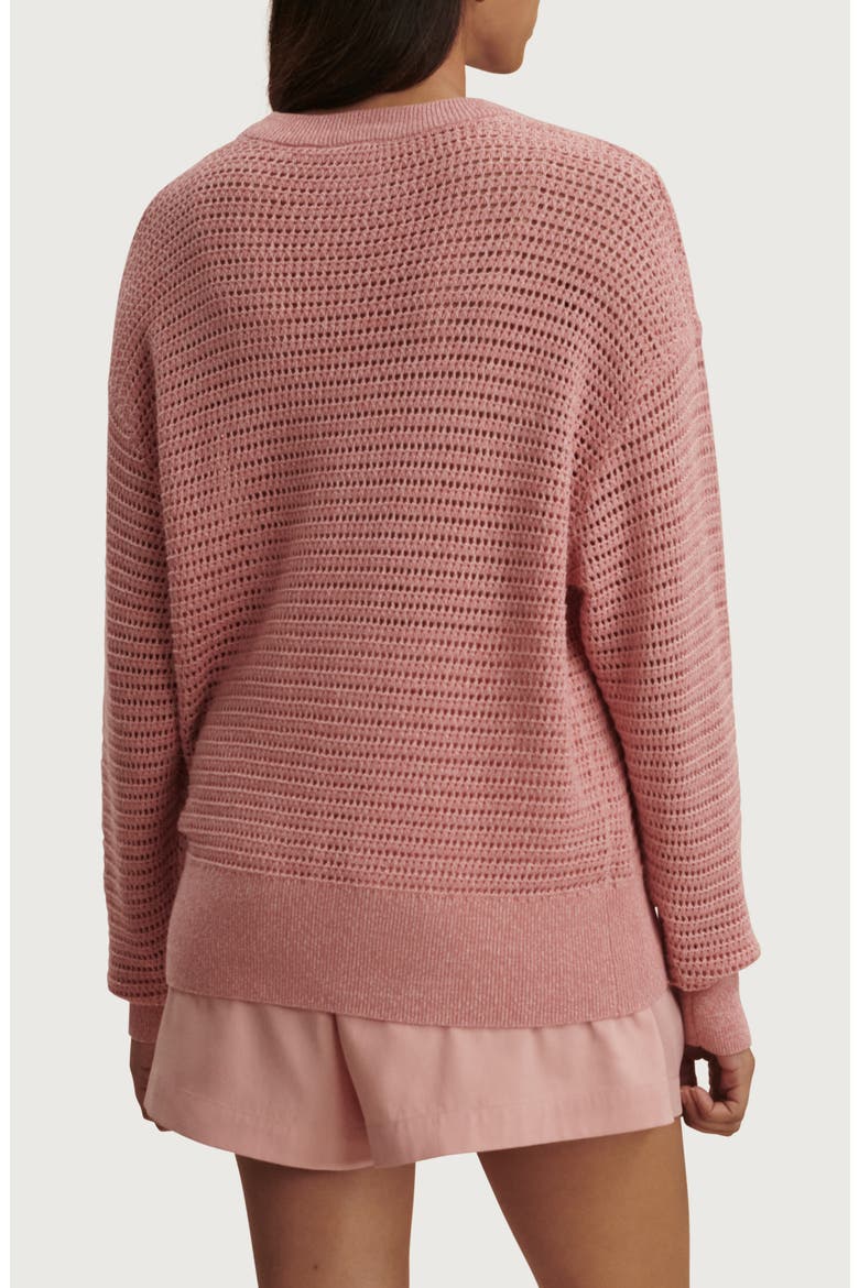 Kershaw Crewneck Sweater, Alternate, color, BRANDY ROSE