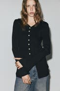 H&M Rib-knit Cardigan