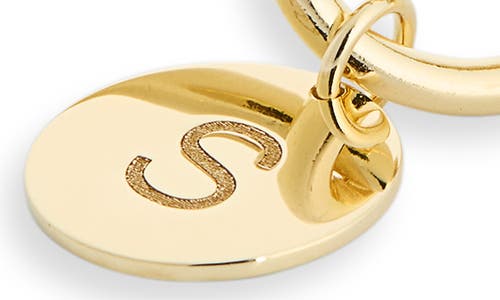 Meshmerise Love Knot Initial Bracelet In Brown