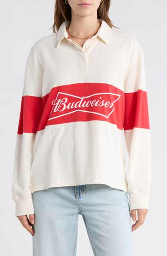 Budweiser Logo Long Sleeve Cotton Shirt