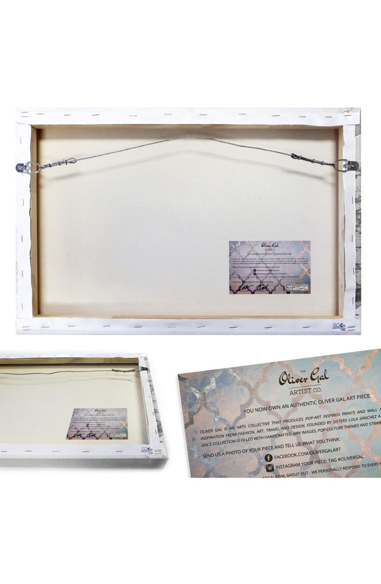 Oliver Gal Boston Luggage Tag Wall Art, Alternate, color, 