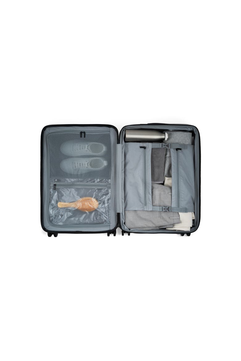 Oslo 3 Piece Hardside Luggage Set with Expansion, Alternate, color, Silver