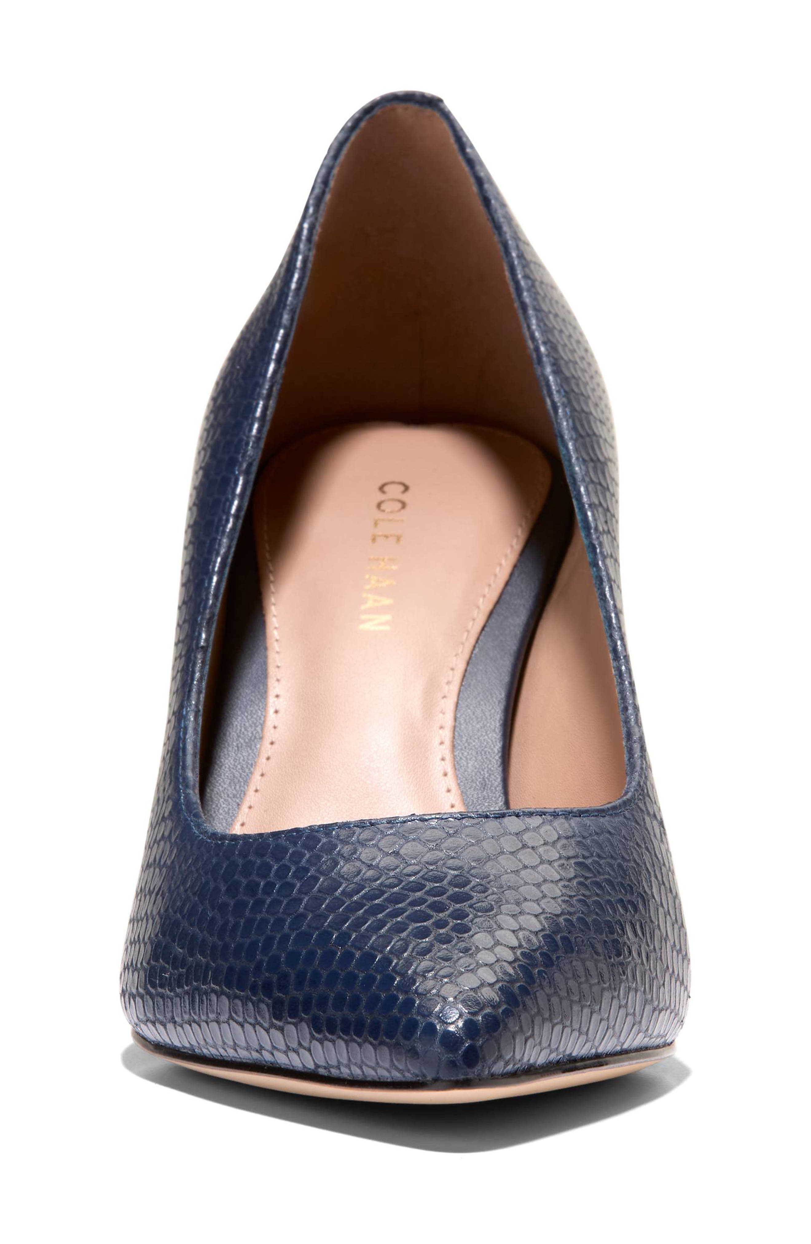 Cole Haan Mylah Snakeskin Embossed Pump, Alternate, color, 