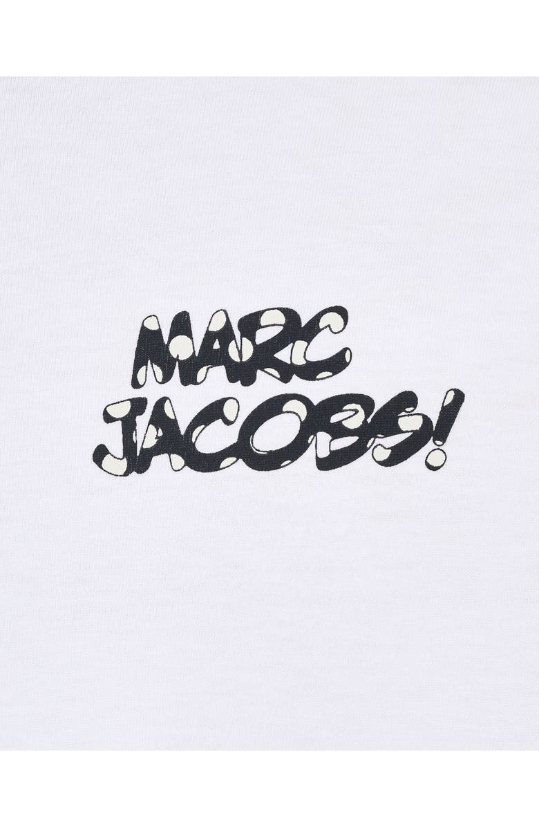 Marc Jacobs Patchwork Dice Long Sleeve Graphic T-Shirt, Alternate, color, White Multi