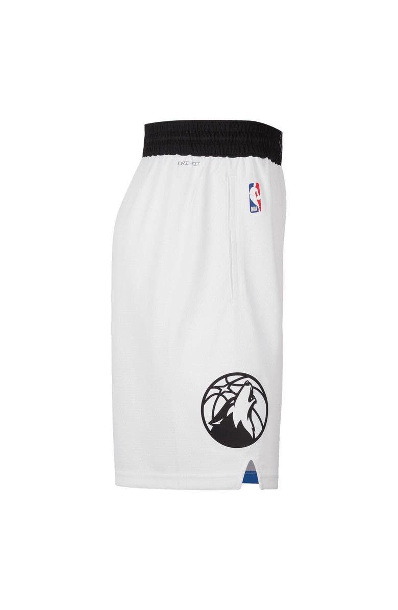 Nike Men's Nike White Minnesota Timberwolves 2022/23 City Edition Swingman Shorts, Alternate, color, 