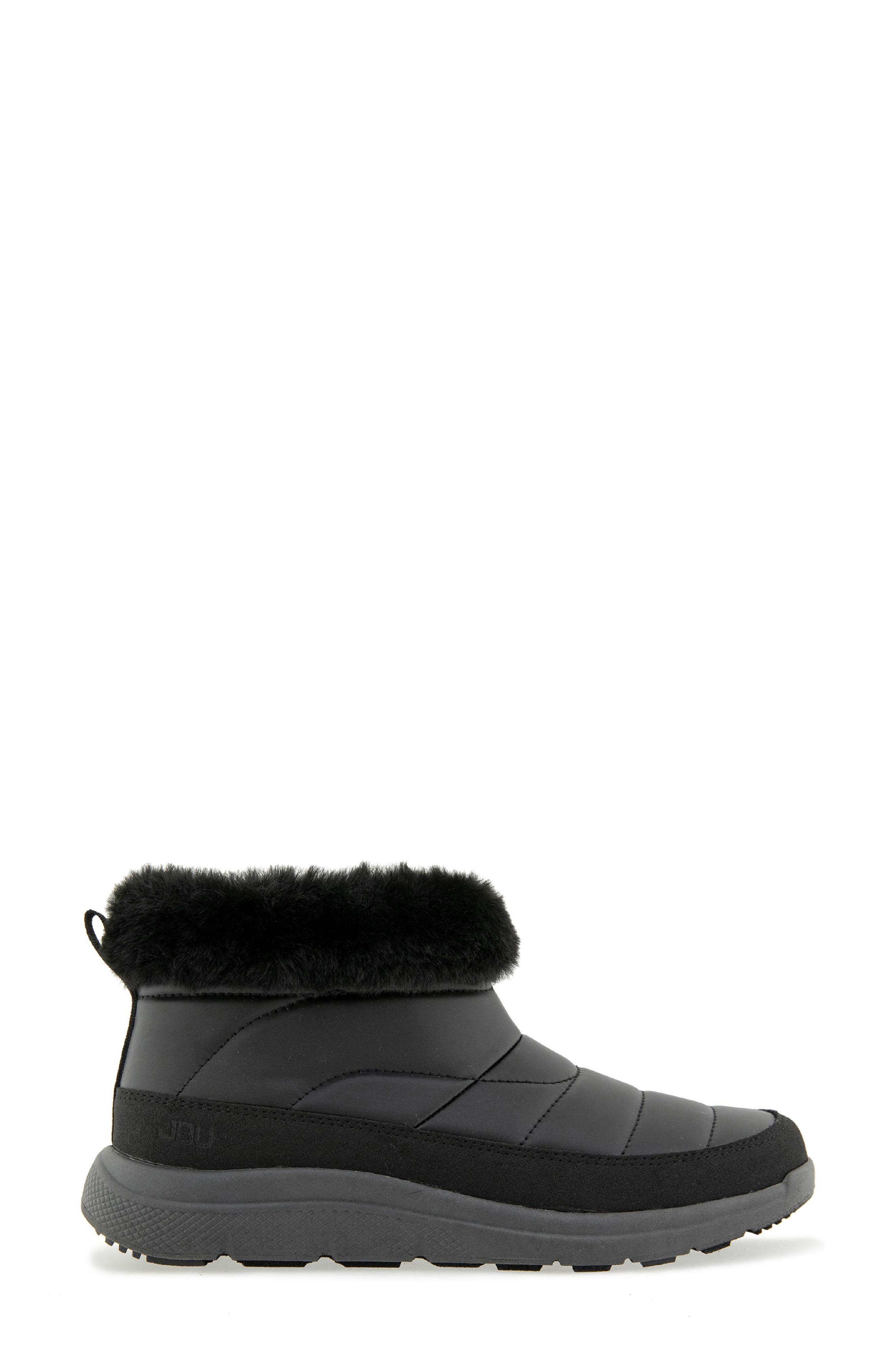 Teagan Water Resistant Bootie, Alternate, color, BLACK