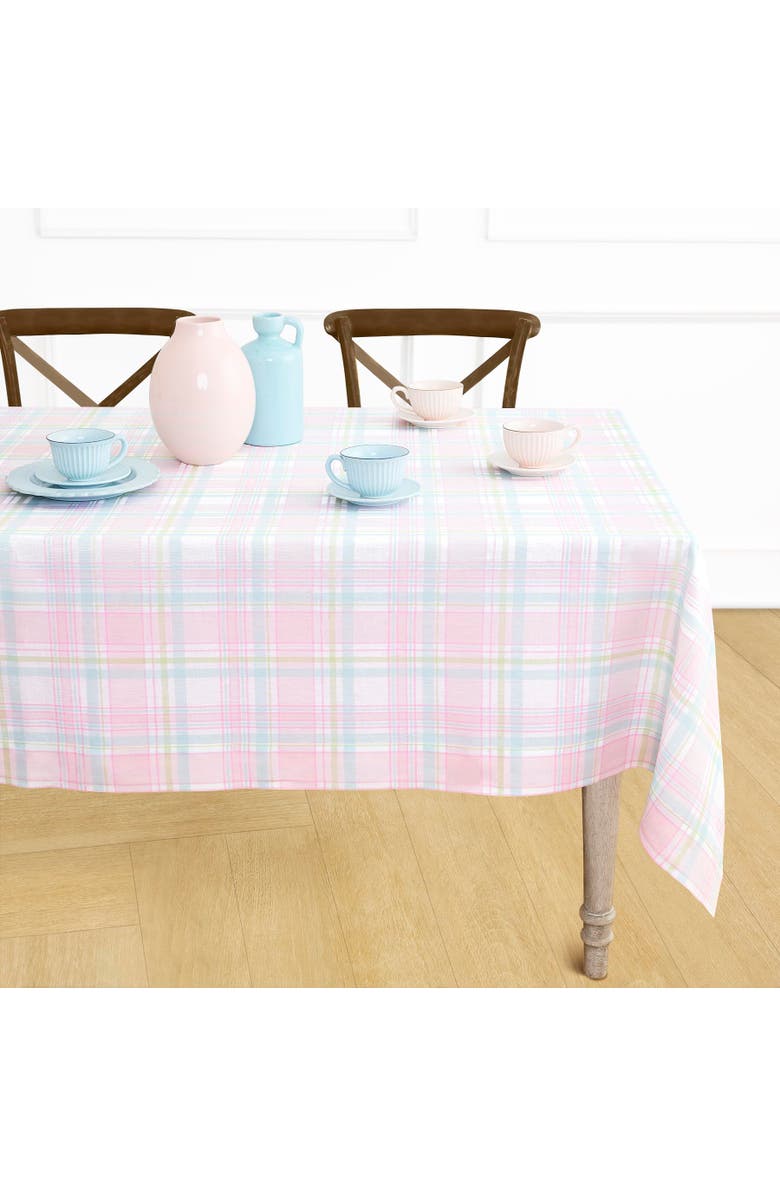 Solino Home Linen Tablecloth - Palm Beach Plaid, Main, color, Palm Beach Plaid