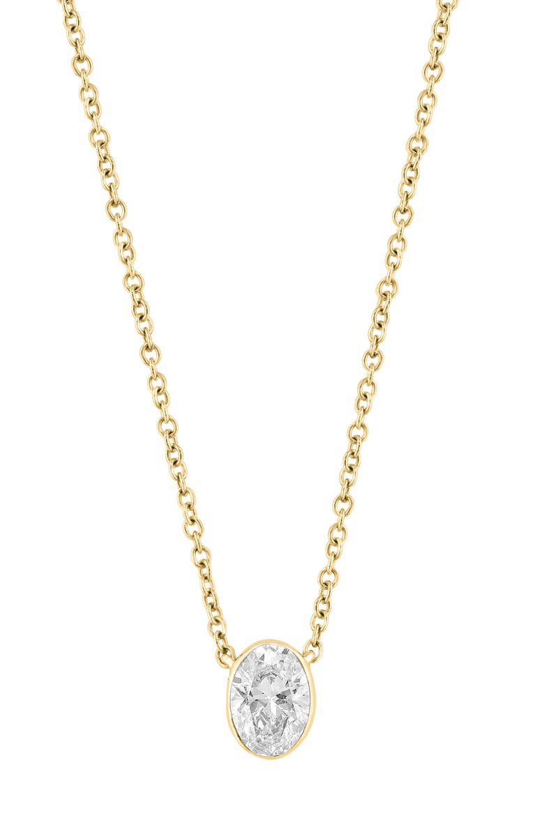 Lab-Grown Diamond Pendant Necklace, Alternate, color, GOLD