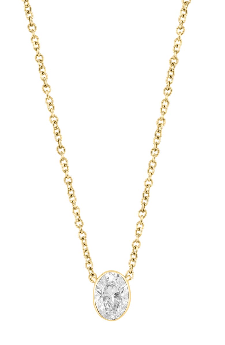 EFFY Lab-Grown Diamond Pendant Necklace, Alternate, color, Gold