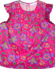 SUGARLIPS Signy Floral Print Ruffle Top