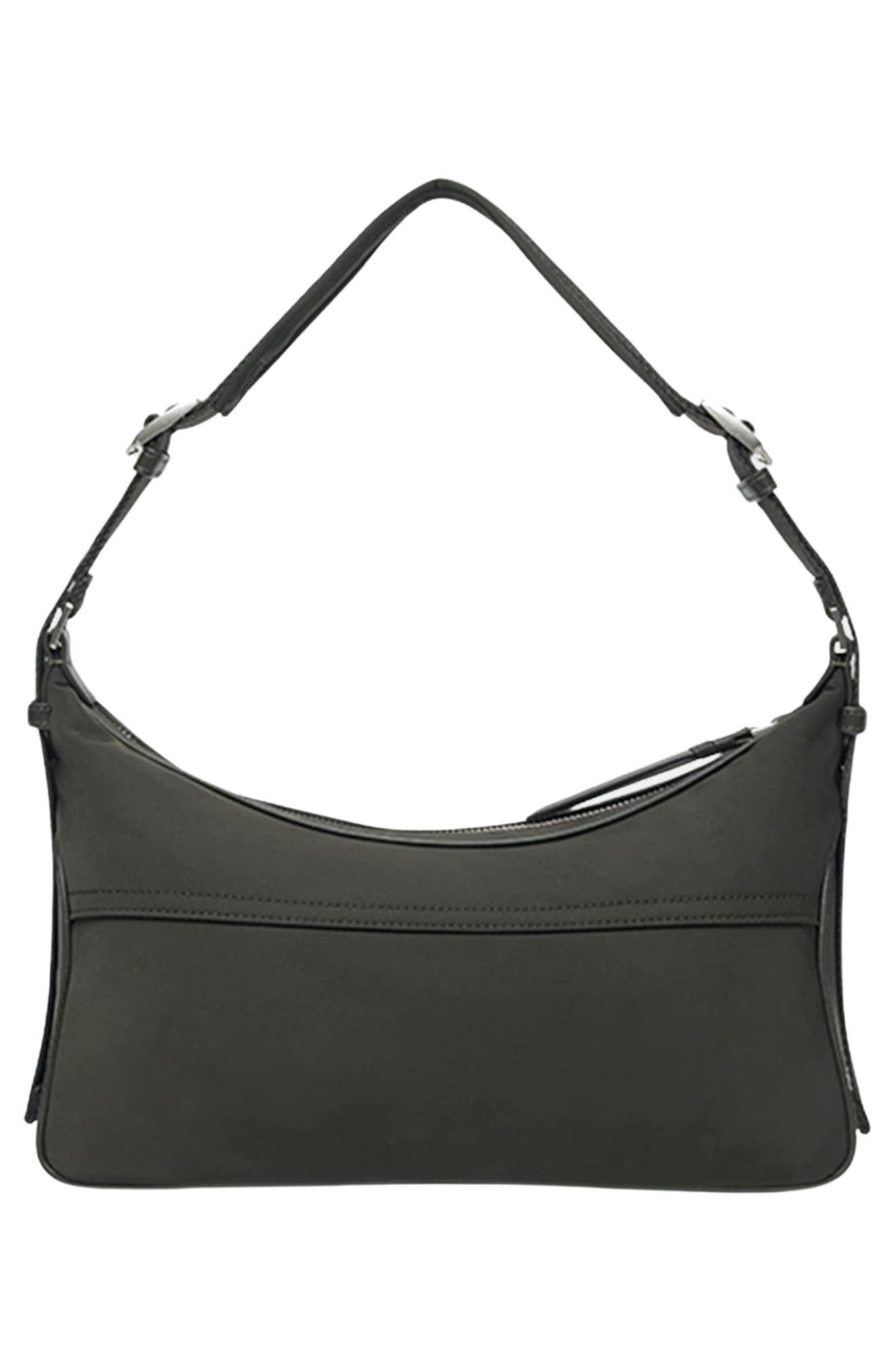 Dekker Nylon Shoulder Bag, Alternate, color, SMOKY BROWN