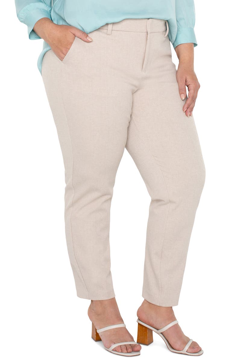 Liverpool Los Angeles Kelsey Twill Trousers, Alternate, color, 