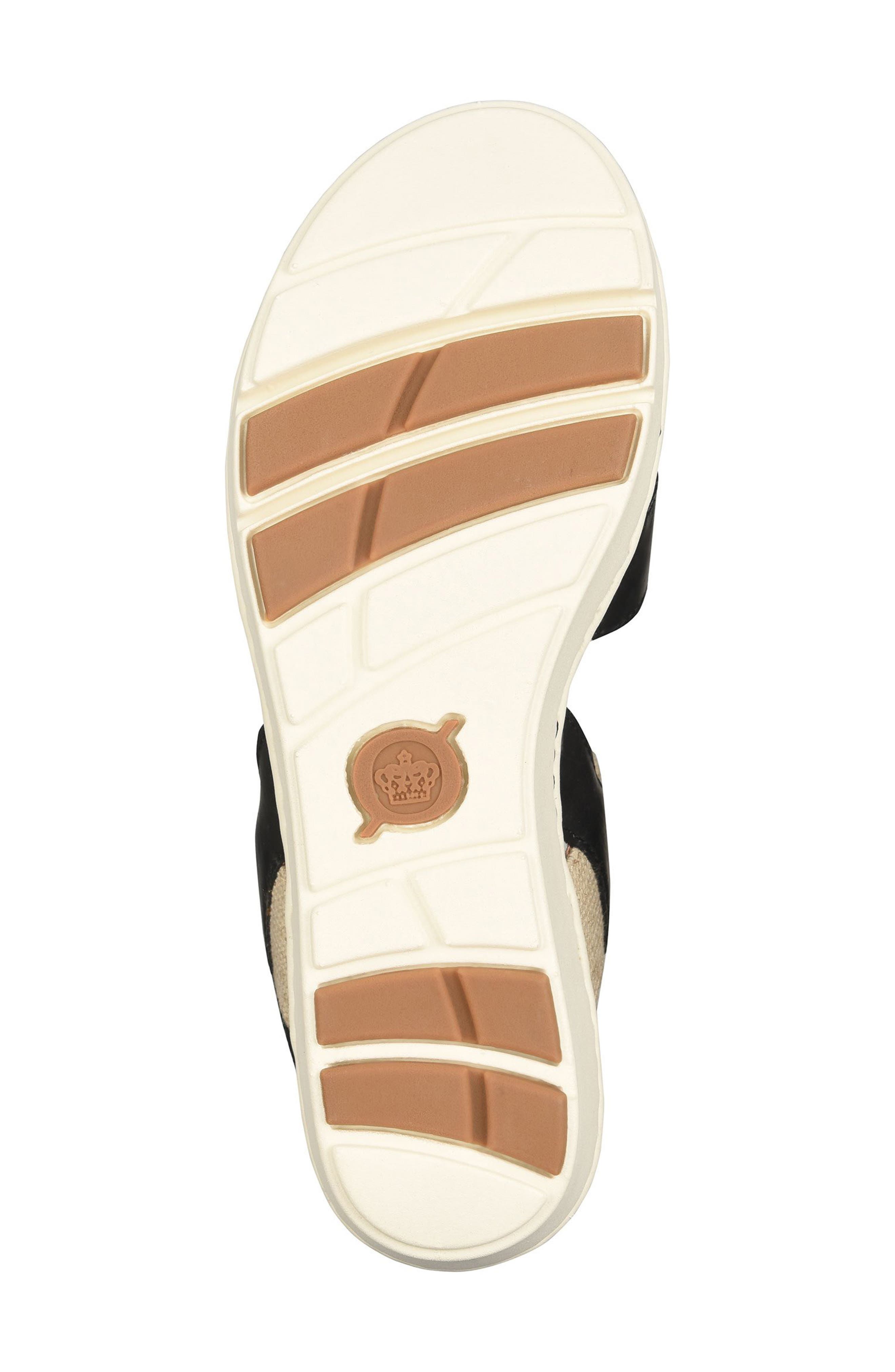 Børn Gila Platform Wedge Slingback Sandal, Alternate, color, Black Leather