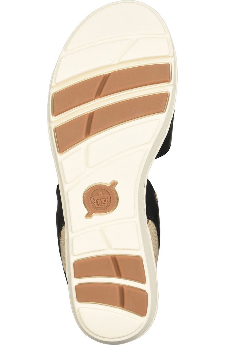 Børn Gila Platform Wedge Slingback Sandal, Alternate, color, Black Leather