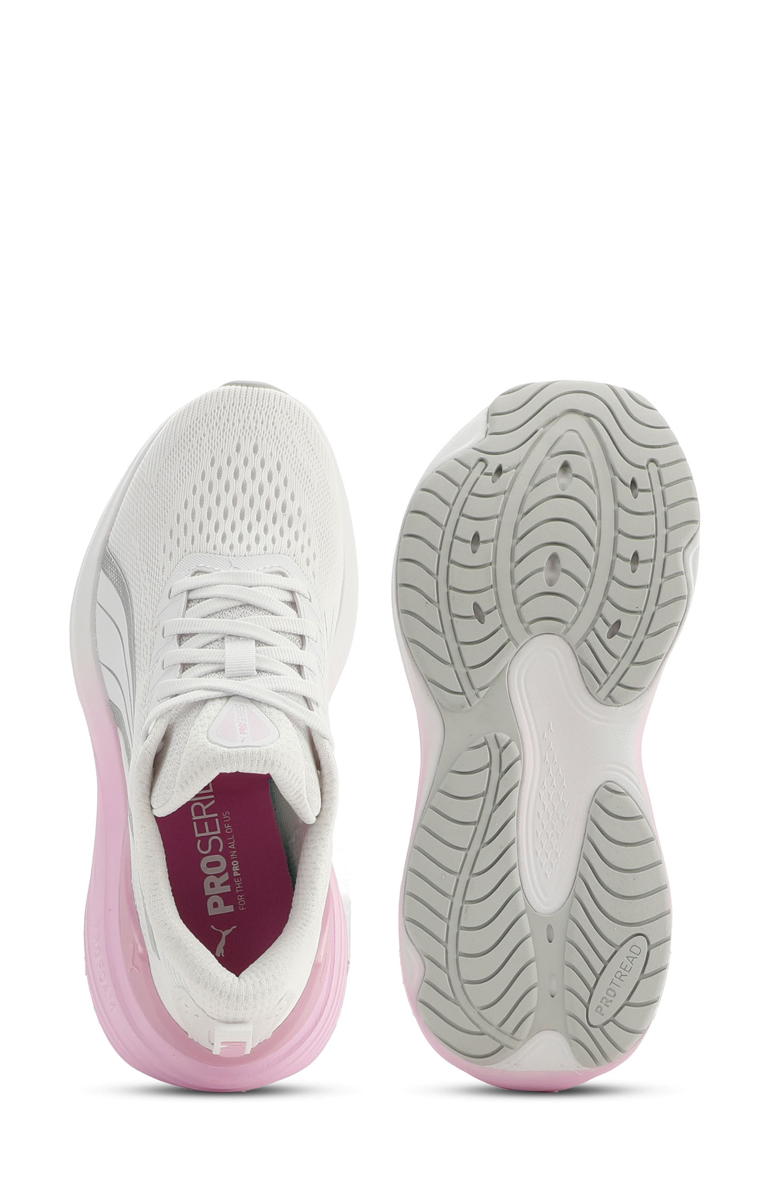 Scend Pro 3 Running Shoe, Alternate, color, PUMA WHITE/ MAUVE GLOW
