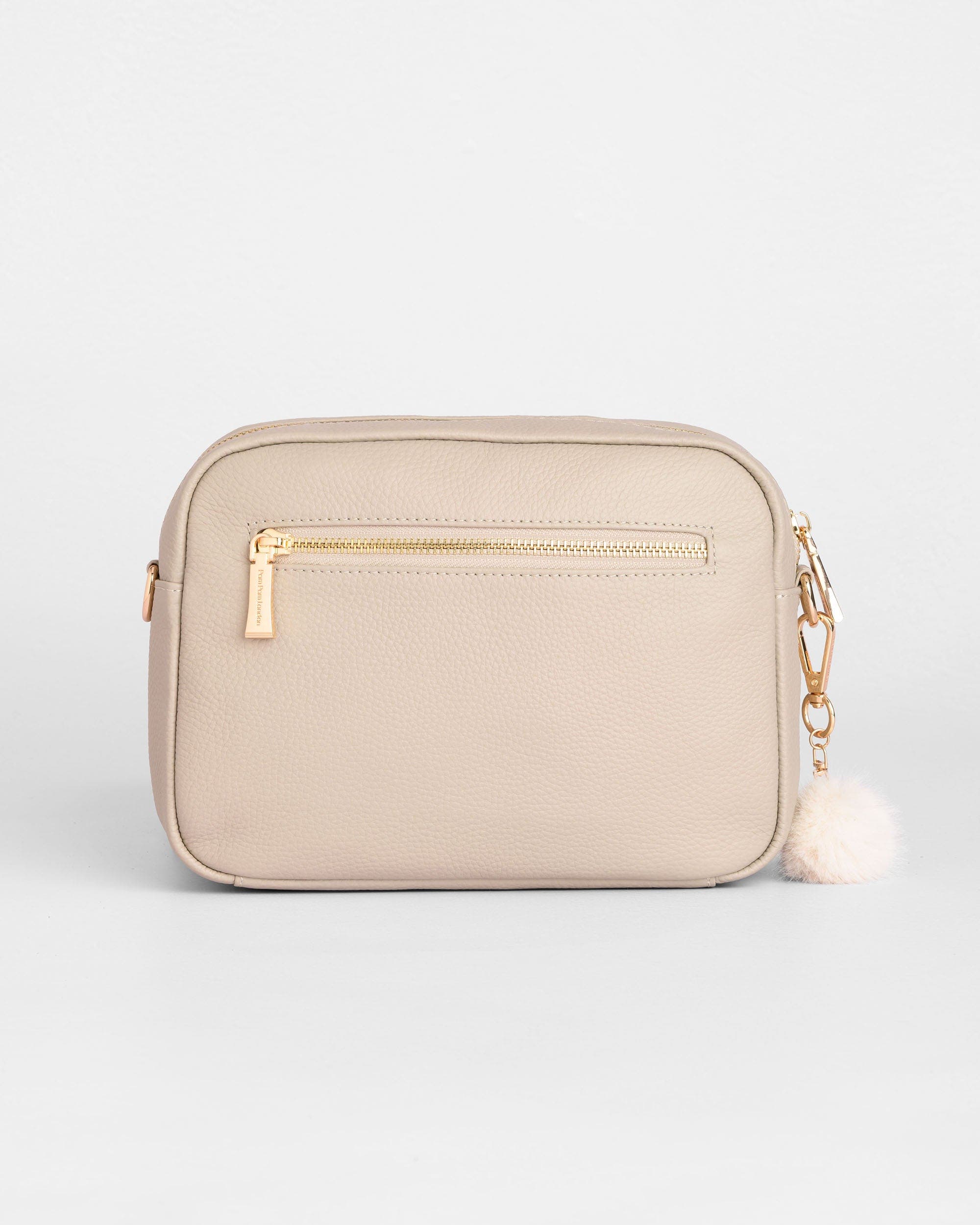 Pom Pom London Original Plus Crossbody Bag, Alternate, color, Stone