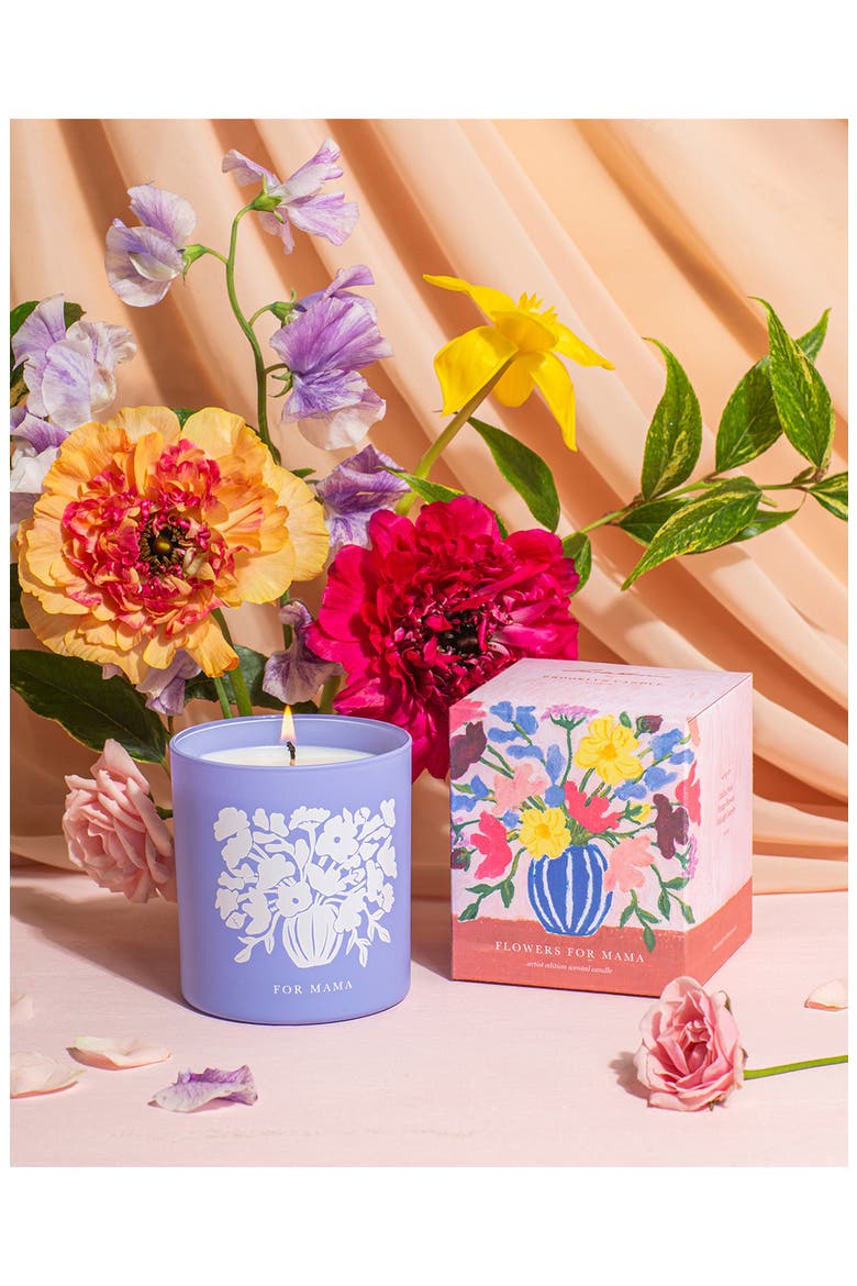 Flowers for Mama Candle, Alternate, color, NO COLOR