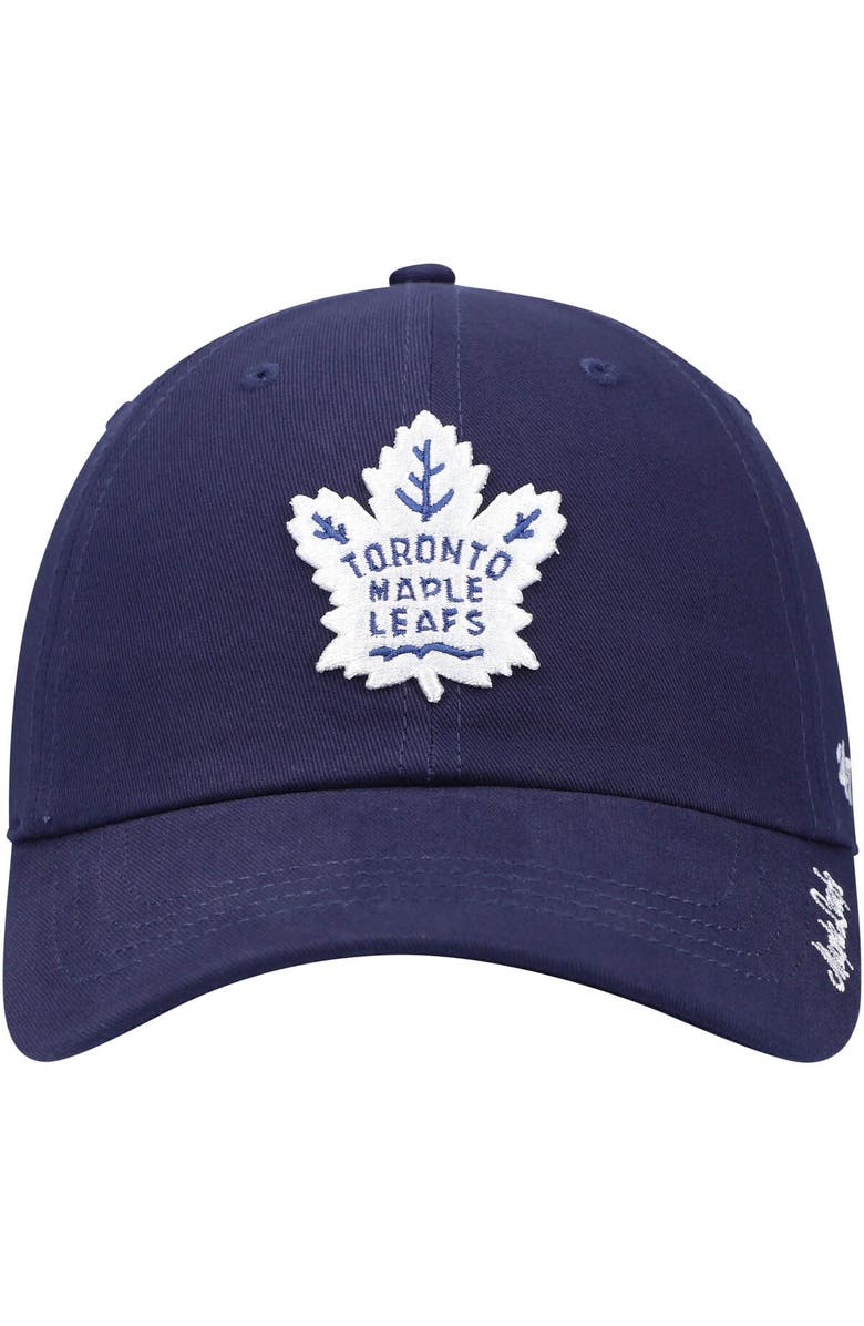 '47 Women's '47 Navy Toronto Maple Leafs Team Miata Clean Up Adjustable Hat, Alternate, color, 