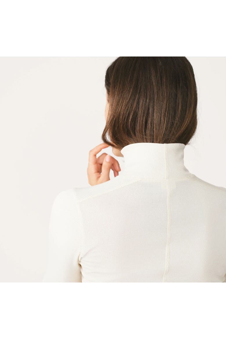 Ribbed Merino Turtleneck 02 - Women's, Alternate, color, Betula