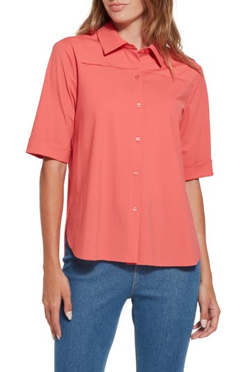 LYSSÉ LYSSÉ JOSIE BUTTON-UP SHIRT
