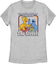 Sesame Street® Women's Sesame Street Everything I Know I Learned on the Streets  Graphic T-Shirt