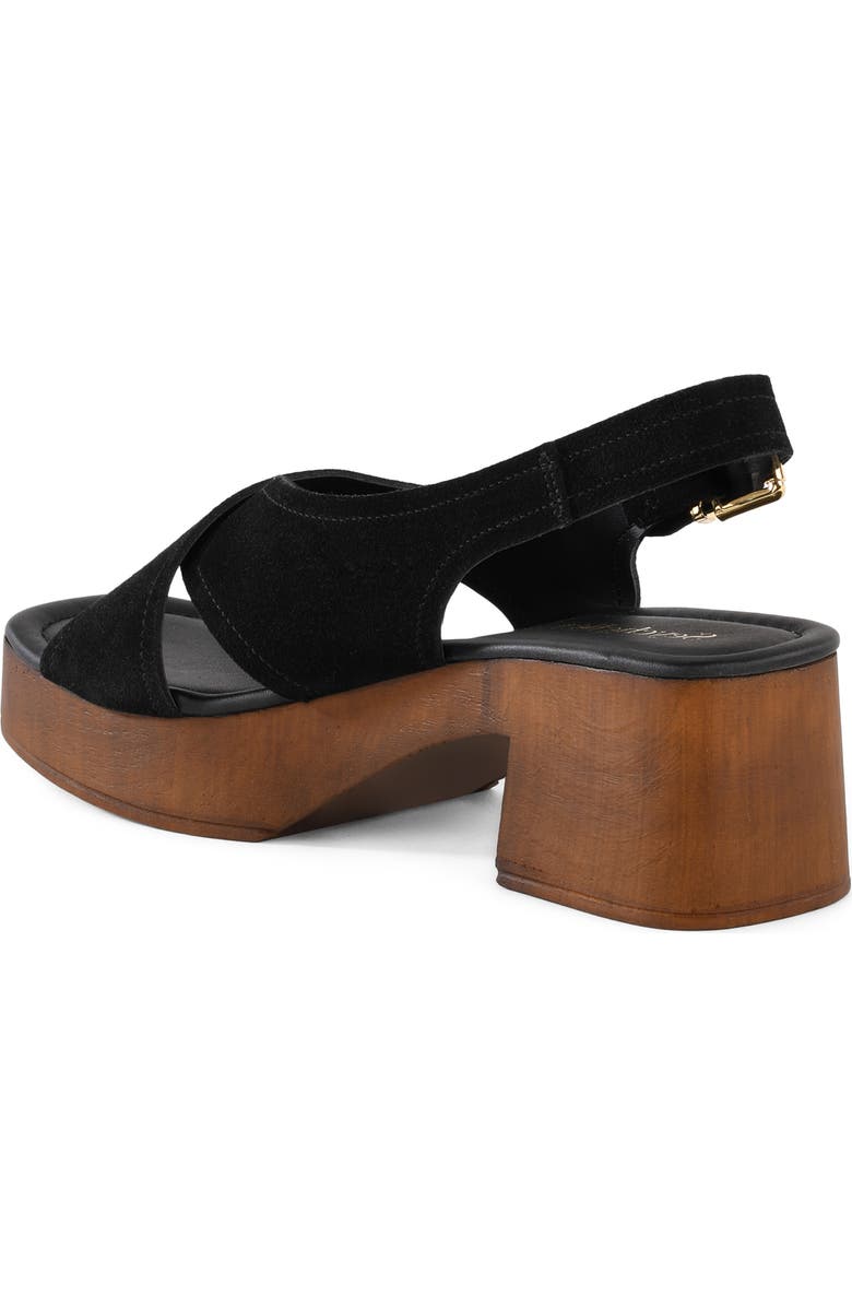 Seychelles Heart Of Gold Slingback Platform Sandal, Alternate, color, Black