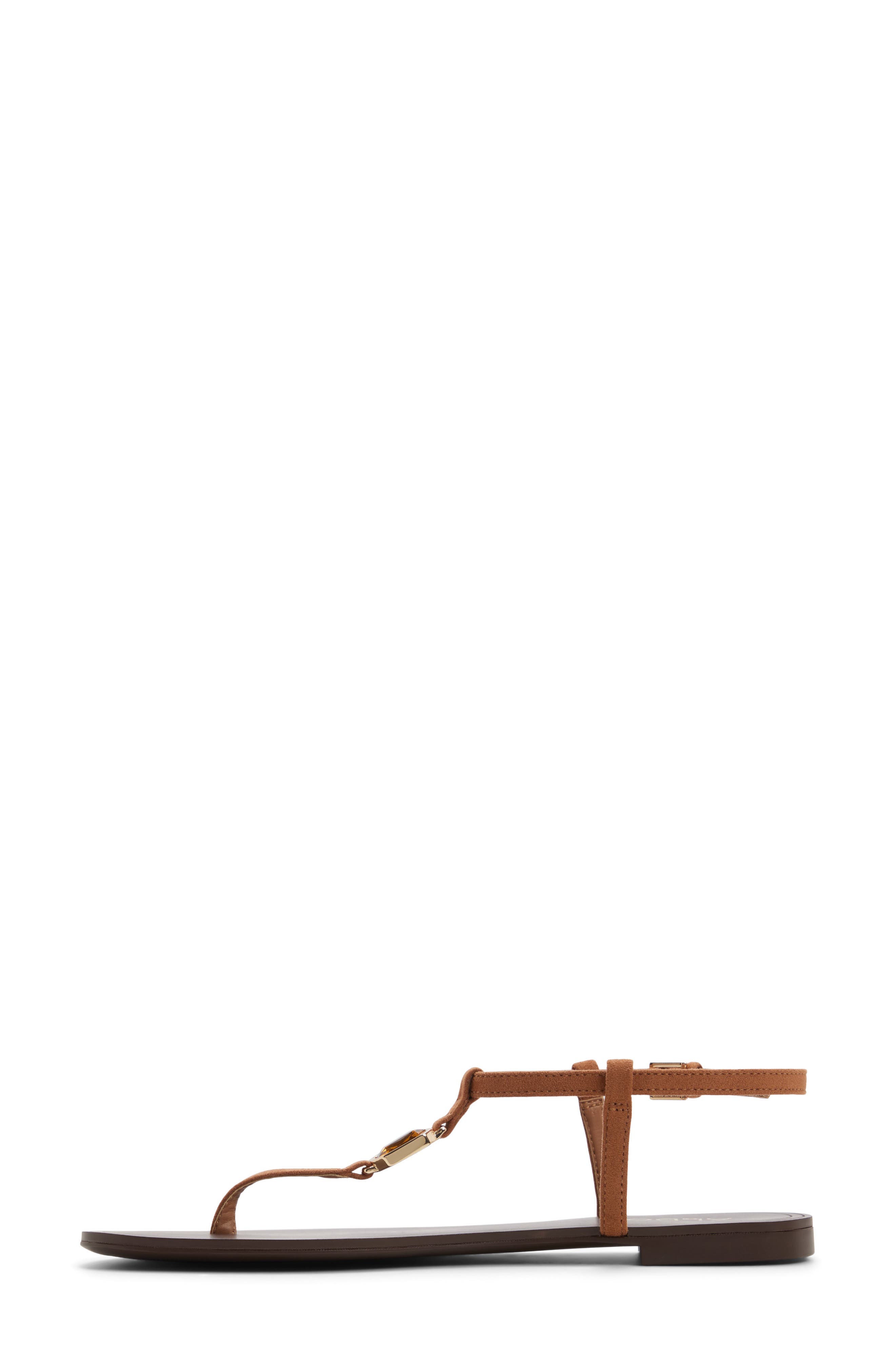 ALDO Sandstone Ankle Strap Sandal, Alternate, color, 