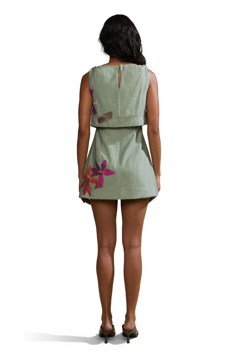 Pyper Mini Dress, Alternate, color, River Lily Rapids